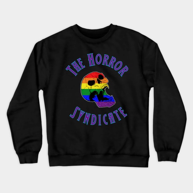 THS Pride Shirt Crewneck Sweatshirt by TheHorrorSyndicate3